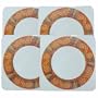 Corelle Coordinates Sand Art Economy Burner Covers for Gas Stoves, Set of 4