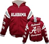 Alabama Crimson Tide Commemorative 13X Football National Champions Hooded Sweatshirt Jacket