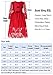 Bonny Billy Girl's Classy Embroidery Lace Maxi Flower Girl Dress 4-5 Yrs Red