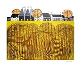 4 OAST HOUSES Greetings Cards from linocuts by ROBERT TAVENER