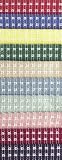 Tableclothes 52 x 72 Color and White, Navy and White