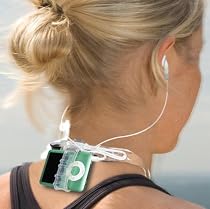 nekFIT iPod Holder - Crystal Clear With Blue
