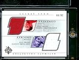 2004 Ultimate Collection Jeremy Shockey / Tony Gonzalez Dual Jerseys 30/99 New York Giants/Kansas City Chiefs Football Card - Mint Condition - Shipped In Protective Display Case