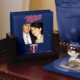 Memory Company Minnesota Twins Art Glass Coaster Set