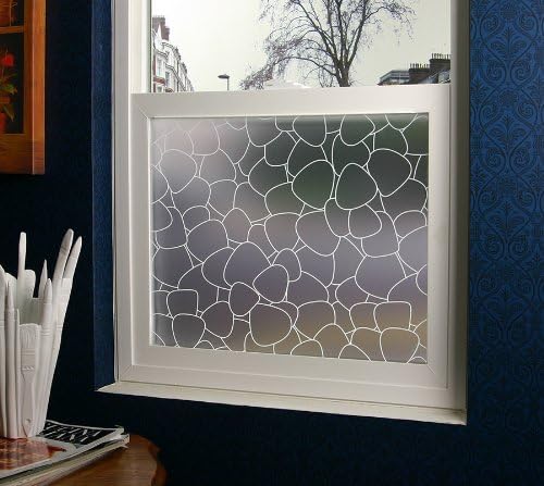 Pebbles Privacy Window Film - 3 ft x 4 ft