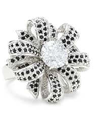 CZ by Kenneth Jay Lane "Traditional Collection" Parisian Couture Bow Ring
