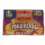 lowrey's bacon curls hot & spicy microwave pork rinds