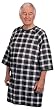 `Thermagown Patient Gown Blue/Green Plaid `Thermagown Patient Gown Blue/Green Plaid