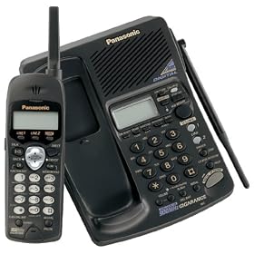 Panasonic KXTC1891 900 MHz DSS 2-Line Cordless Phone with Caller ID & Answering Device (Black)