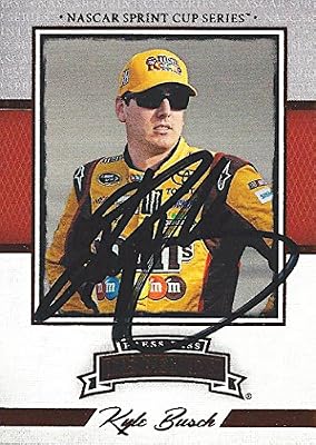 AUTOGRAPHED Kyle Busch 2013 Press Pass LEGENDS (#18 M&M's Racing Team) Signed Collectible NASCAR Trading Card with COA