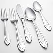 Lace 54-pc. Stainless Steel Flatware Set with Bonus Serving Set and Caddy