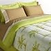 Tropical Palm Tree Queen Comforter Set (8 Piece Bed In A Bag) Tropical Palm Tree Queen Comforter Set (8 Piece Bed In A Bag)