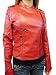 Red Motorcycle Faux Leather Jacket image 2