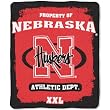Nebraska Cornhuskers College Style 50x 60 Imprint Micro Raschel Blanket/Throw - NCAA College Athletics