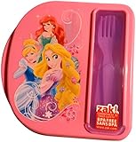 Disney Princesses Food Storage Container w/ Fork & Spoon
