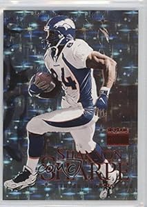Shannon Sharpe #30/30 Denver Broncos (Football Card) 1999 Skybox Premium Star Rubies #135
