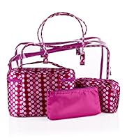 4 Piece Assorted Cosmetic Make Up Bag Set