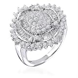 1.00ctw. 14K White Gold Designer Diamond Ring