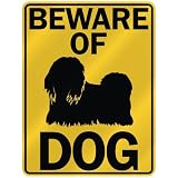 BEWARE OF  JAPANESE CHIN  PARKING SIGN DOG