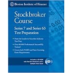 The Boston Institute of Finance Stockbroker Course: Series 7 and 63 Test Prep + CD (Boston Institute of Finance) book cover