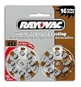 Rayovac Hearing Aid Batteries, Size 312, 16-Count Packages (Pack of 2)