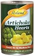 Roland Artichoke Hearts (10/12 Count), 13.75-Ounce Tins (Pack of 12)