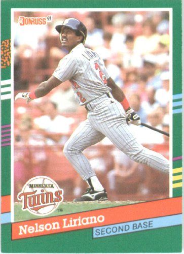 1991 Donruss # 603 Nelson Liriano Minnesota Twins Baseball Card