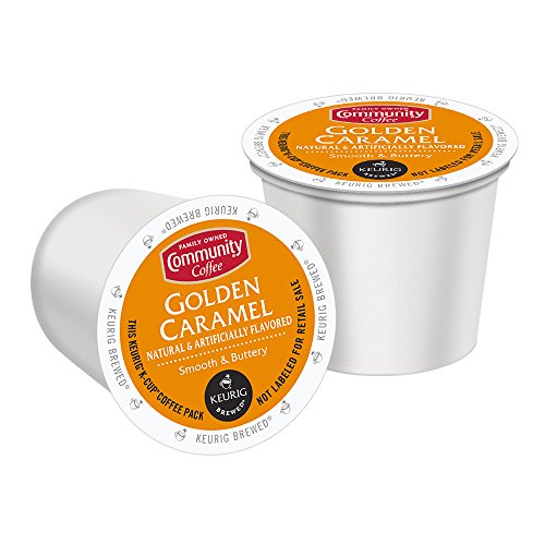Community Coffee Golden Caramel Single-Serve Coffee, 18 Count