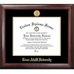 Texas A&M Aggies Gold Embossed Diploma Frame