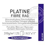 Canson Infinity- Platine Fiber Rag 310gsm (Twenty-Five 8.5x11 Inch Sheets)