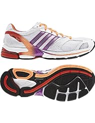 Adidas - Adizero Tempo 4 W Ladies Shoes In Running White Ultra Purple Metalic Silver by adidas