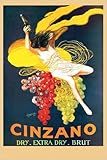 IMAGE OF Art Print, Cinzano Brut by Leonetto Cappiello, Final Size: 26.75 in X 40 in