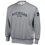 Michigan Wolverines Old Time Tradition Crew Neck Sweatshirt