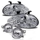Eautolights Honda Del Sol 2In1 Head Light + Corner + Fog Lights Lamp