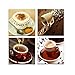 Visual Art Decor Canvas Wall Art Coffee Cups Pictures Canvas Prints Ready to Hang for Modern Coffee Bar Shop Room Home Decor Kitchen Wall Decoration