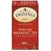 Twinings English Breakfast Tea, Tea Bags, 20-Count Boxes (Pack of 6)
