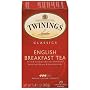Twinings English Breakfast Tea, Tea Bags, 20-Count Boxes (Pack of 6)
