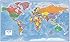 Swiftmaps World Premier Wall Map Poster Mural 24h x 36w
