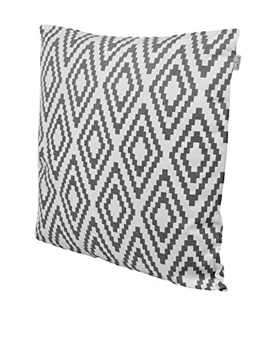 Glam Home Cuscino Aref Bianco/Grigio