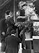 London 1908 Olympic Games: Pietri Dorando Receives a Consolation Gold Cup from Queen Alexandra Photographic Poster Print, 12x16