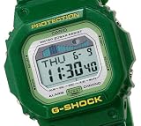 Casio Men's GLX5600A-3 G-Shock G-Lide Green Resin Moon And Tide Phase Watch