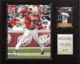 MLB Michael Young Texas Rangers Player Plaque