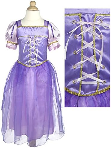 My Princess Academy Girls Elegant Costume Character Dress Purple Small