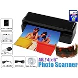 PS-A60 (with 4GB) Black A6 Size 3-in-1 Film/ Slide/Photo/ Name Card Scanner ~ SVP