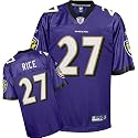 Ray Rice Jersey: Reebok Purple Replica #27 Baltimore Ravens Jersey