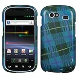 Blue Plaid Protector Case Phone Cover for Samsung Nexus S