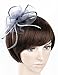 Fascinator Hat with Headband for Women Lady Grey