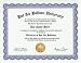 Hot Air Balloon Ballooning Degree: Custom Gag Diploma Doctorate Certificate (Funny Customized Joke Gift - Novelty Item)