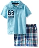 Little Rebels Baby-Boys Infant 2 Piece 63 Motor Short Set