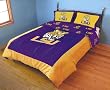 LSU - Comforter - Reversible Dark Design - SEC Conference